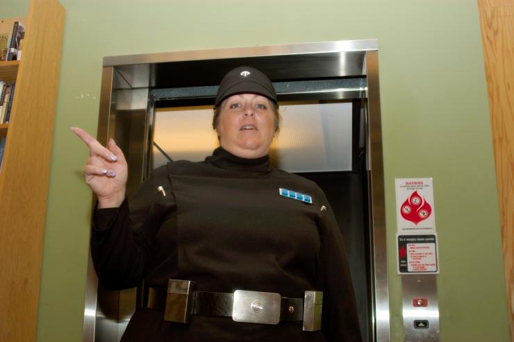 DSC_0713.jpg - Again, Officer Cindy directs the assualt and leads the troops to the designated Imperial propaganda distribution zone