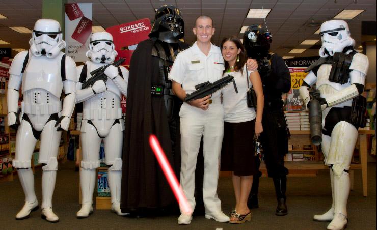 DSC_0721.jpg - The Empire was honored to enjoy the company of a US Naval Academy Cadet and companion