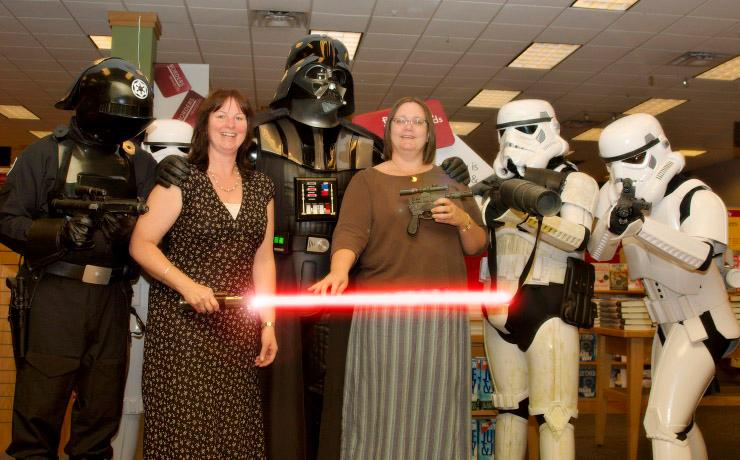 DSC_0734.jpg - If you need to invalidate your records with the FBI, you could burn off your fingerprints by touching the blade of a lightsaber.