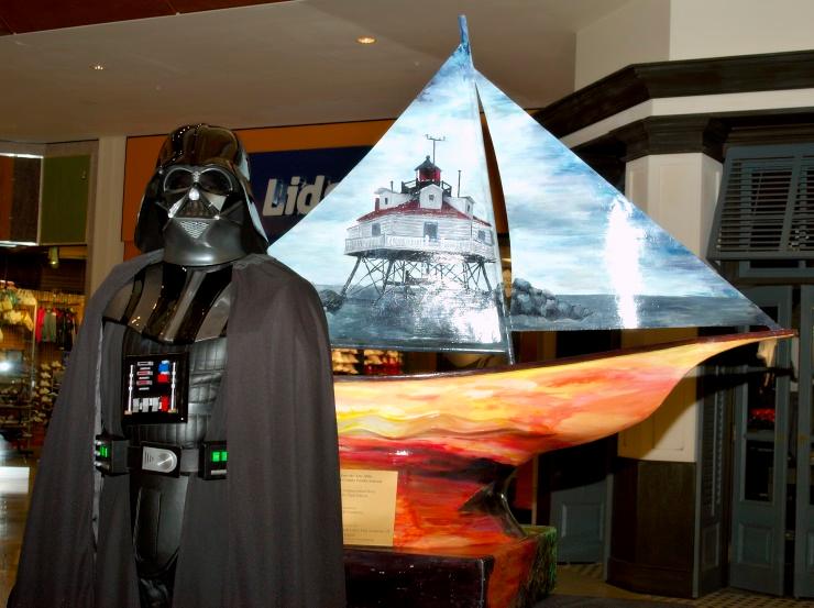 DSC_0745.jpg - Perhaps when all of the work wrangling the Rebels is done, Lord Vader will go sailing on the Chesapeake Bay